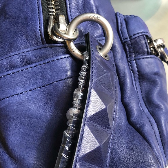 MCM SuperSoft Mini Leather Backpack - Picture 9 of 13